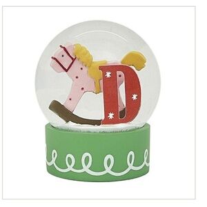 St Nicholas Square Monogram Mini Snow Globe